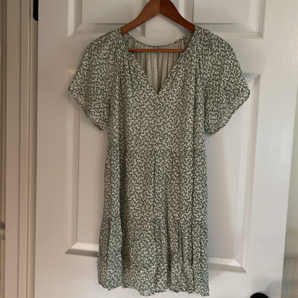 Floral Green Dress